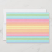 おもしろいタコAファースト・フィエスタ1歳の誕生日パーティー 招待状 (裏面)