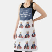 おもしろいタビーキャットオールオーバープリントエプロン エプロン (インサイチュ)