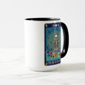 おもしろいタロットゼロF*cksカー与えドスケルトン マグカップ (正面右)