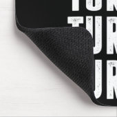 おもしろいターキー狩りはこちらターキーターキーギフト マウスパッド (コーナー)