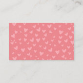 おもしろいターコイズコーラルピンクおむつラッフルベビーパーティー エンクロージャーカード (裏面)