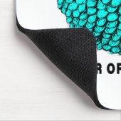 おもしろいターコイズRAM年中国の〔占星術の〕十二宮図マウスパッド マウスパッド (コーナー)