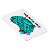 おもしろいターコイズRAM年中国の〔占星術の〕十二宮図P磁石 マグネット (右側)