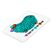 おもしろいターコイズRAM年中国の〔占星術の〕十二宮図P磁石 マグネット (左側)