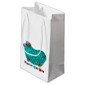 おもしろいターコイズRAM年中国の〔占星術の〕十二宮図S抱き枕 スモールペーパーバッグ (裏面アングル)