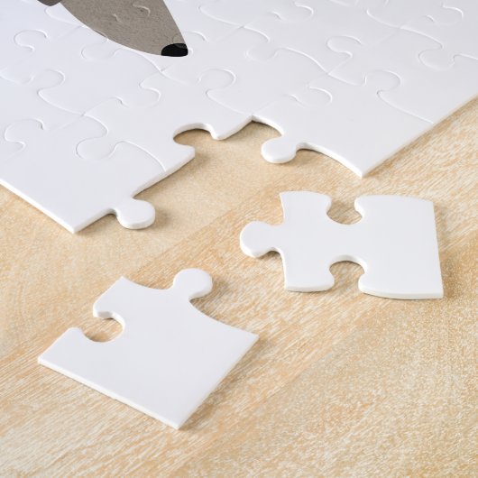 おもしろいダシュンドウィナーソーセージドッグ ジグソーパズル (側面)