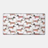 おもしろいダシュンドウィナーソーセージドッグ デスクマット (正面)