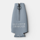 おもしろいダスティブルーナッシュバッシュバチェロレッテビール ボトルクーラー (裏面)