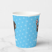 おもしろいダチョウハッピーバースデーパーティー動物マンガ 紙コップ (右)