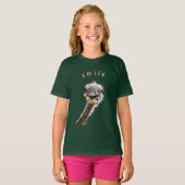 おもしろいダチョウTシャツ Tシャツ (正面フル)