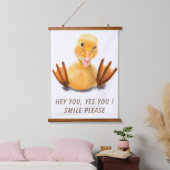 おもしろいダックつるズタペストリー – カスタム文字 吊り下げ型タペストリー (寝室)