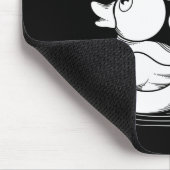 おもしろいダックフィアベクールテス糖尿病認識度サポート マウスパッド (コーナー)