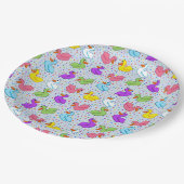 おもしろいダック紙プレート(バナーなし) ペーパープレート (アングル)