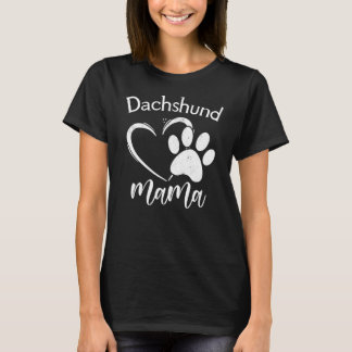 おもしろいダッシュンドママペットアパレルドードダッシュンドママ Tシャツ