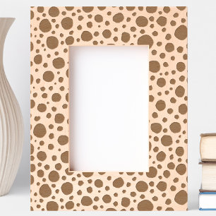 おもしろいダルマチアスポットパターン レーザー彫刻フレーム