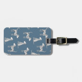 おもしろいダルマチアン犬のパターン荷物タグ ラゲッジタグ (正面横)