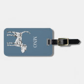 おもしろいダルマティアンドッグモノグラムラゲージタグ ラゲッジタグ (正面横)