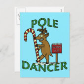 おもしろいダンサークリスマストナディアプン シーズンポストカード (正面/裏面)