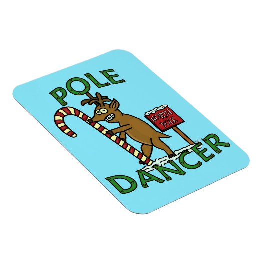 おもしろいダンサークリスマストナディアプン マグネット (右側)