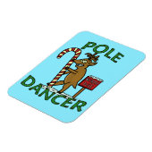 おもしろいダンサークリスマストナディアプン マグネット (左側)