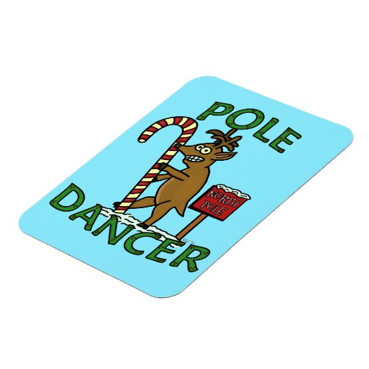 おもしろいダンサークリスマストナディアプン マグネット (左側)