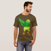おもしろいダンシングパロット ギフト 子供 パロット好き Tシャツ (正面フル)
