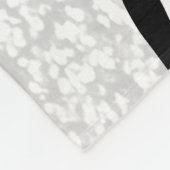 おもしろいダンスチームブラック、ホワイト、バラピンクフリースB フリースブランケット (角)