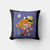 おもしろいダンス漫画カップルのスイング踊り クッション (正面)