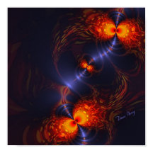 おもしろいダンス・オブ・ザ・アイズ – インディゴと金ゴールド・サイト