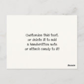 おもしろいダンプトラックのバレンタインデー葉書の負荷 ポストカード (裏面)