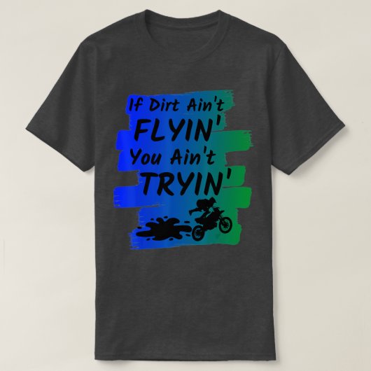 おもしろいダートバイクギフトスーパークロスモトクロスライダー Tシャツ (デザイン正面)