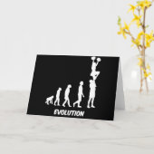 おもしろいチアリーティング カード (黄色い花)