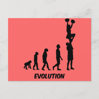 おもしろいチアリーティング ポストカード