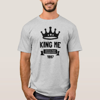 おもしろいチェッカーBoard Game: King Me Tシャツ