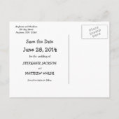 おもしろいチェックリスト日付の保存 案内ポストカード (裏面)