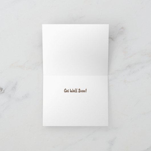 おもしろいチキンすぐに折り畳まれたカード サンキューカード (内部)