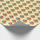 おもしろいチキンタイルパーティー ラッピングペーパー (角)