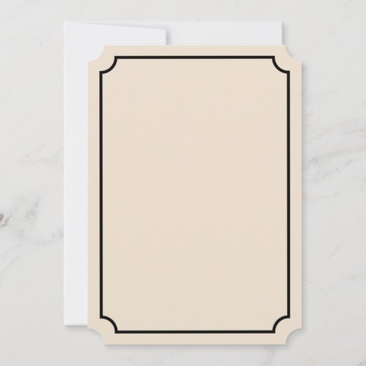 おもしろいチケットカットファミリー懇親会招待状 招待状 (裏面)