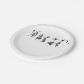 おもしろいチックガーデンハーブ ペーパープレート (アングル)