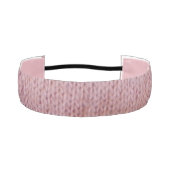 おもしろいチュンキーニットカラフル編ストライプみ アスレチックヘッドバンド (正面)