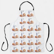 おもしろいチョコレートチップクッキーオールオーバープリントエプロン