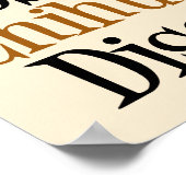 おもしろいチワウフアキュート ポスター (角)