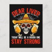 おもしろいチンコデマヨビールジョークアルコールおもしろい ポストカード (正面)