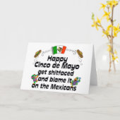 おもしろいチンコ・デ・マヨ カード (黄色い花)