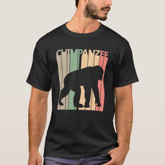 おもしろいチンパンジーのコスチューム Tシャツ (正面)