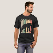 おもしろいチンパンジーのコスチューム Tシャツ (正面フル)