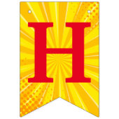 おもしろいチンパンジーキッズワイルドジャングルモンキー誕生日 バンティングフラッグ (第2の旗)