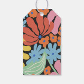 おもしろいチームの従業員の仕事仲間の評価 ギフトタグ (裏面)