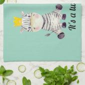 おもしろいツイン キッチンタオル (折り畳み)