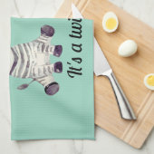 おもしろいツイン キッチンタオル (四つ折り)